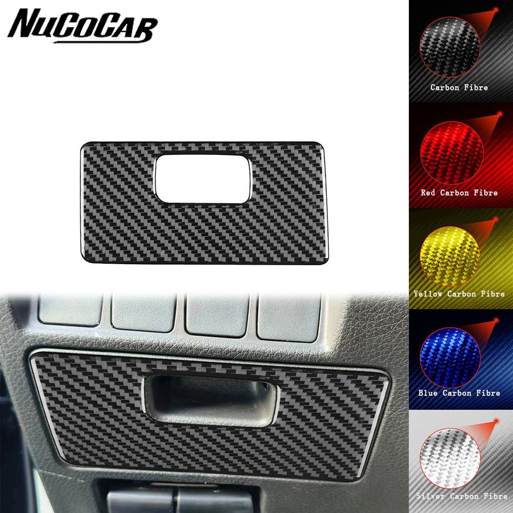 For Nissan Teana 2013-2018 Carbon Fiber storage box Panel Trim Cover Interior Accessories Stickers