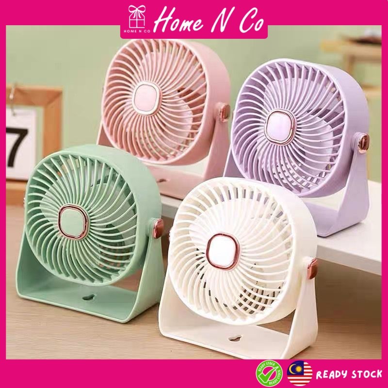 Home N Co Rechargeable USB Mini Portable Fan Mute And Strong Wind Kipas Mudah Alih Mini USB boleh dicas semula