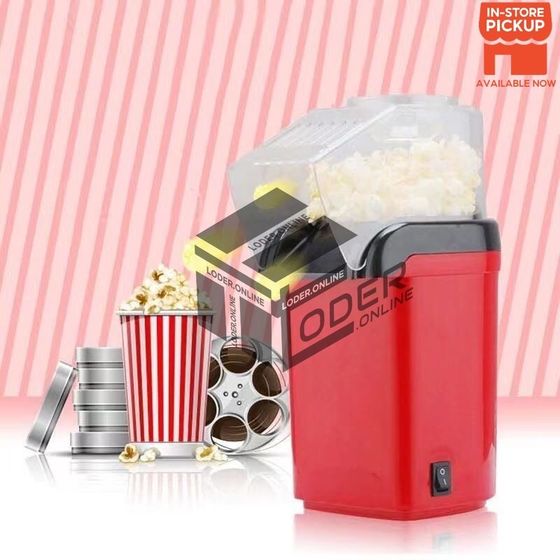 LODER Electric Popcorn Maker Household Automatic Machine Air Blowing Popper 家用电动爆米花机