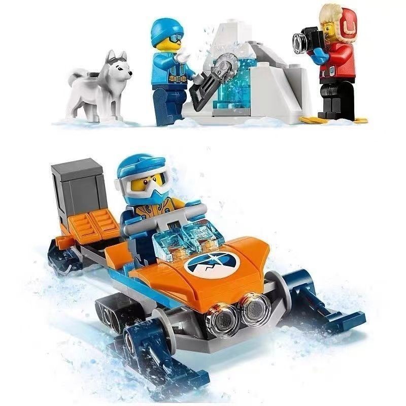 Recommended New Product Special Offer Compatible Lego City Series Arctic Expedition 60191 Educational Assembled Building Block Toys Boys 6 Years Old