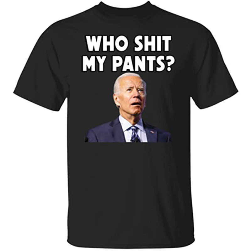 KEMEJA PUTIH V-change Funny Joe Biden Defecation In Stupid Sarcastic shirt Pants Don't Understand Libtard President T shirt Men's Clothing The Same Size Absorbs Sweat vintage T-Shirts Distro Men White Easy To Care For T-shirt Men & Women Clothes