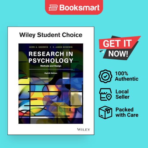 Research In Psychology - Paperback - English - 9781119330448