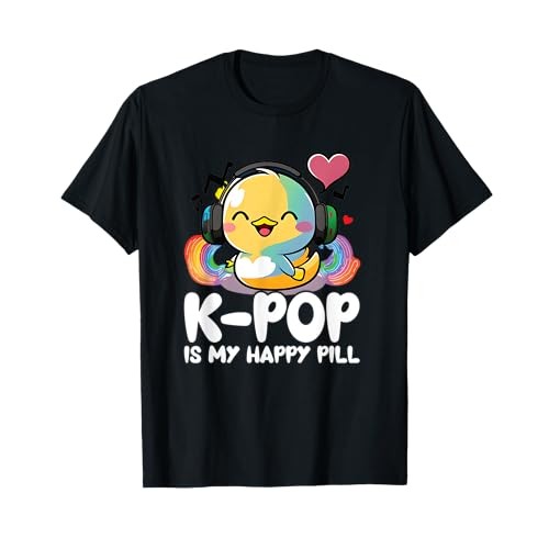 Kpop Fan Happy Pill Duck Merch K-pop Merchandise K Pop Items T-Shirt