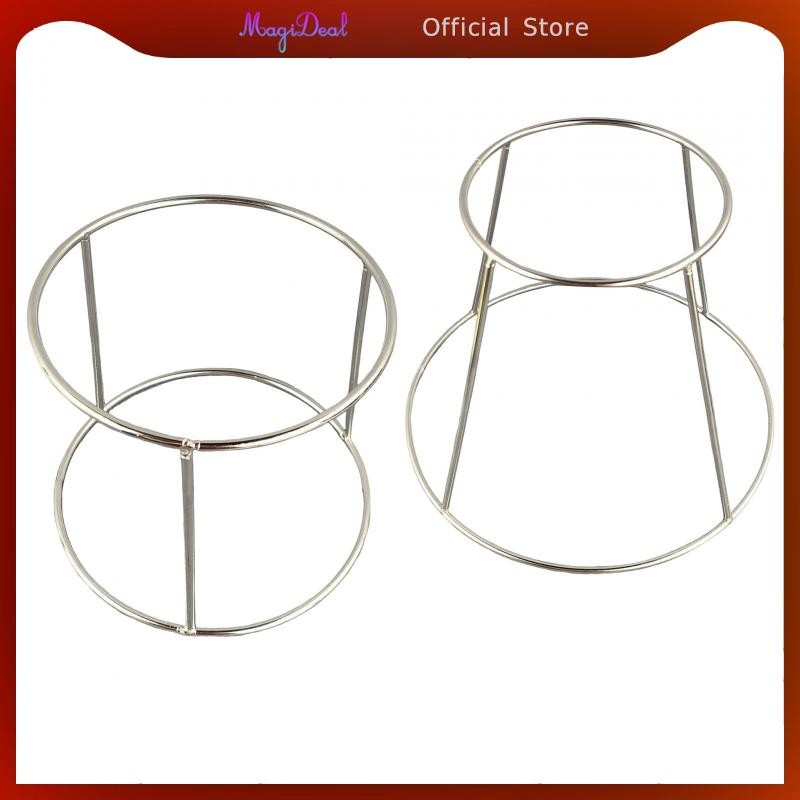 MagiDeal Seafood Serving Plate Rack BBQ Dish Plate Holder Durable Stainless Steel Storage