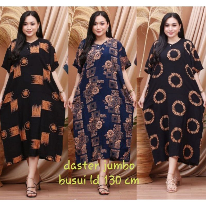 JUMBO BUSUI DRESS 130 CM LENGTH FRONT BUTTON DRESS/ MODERN DRESS/