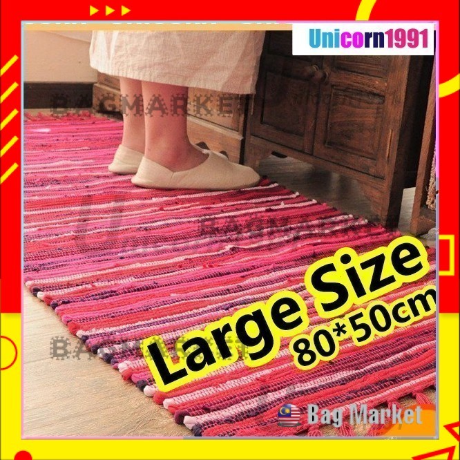 Murah Sekali Hand Made European Style Strong Durable high absorb Carpet Rug Mat