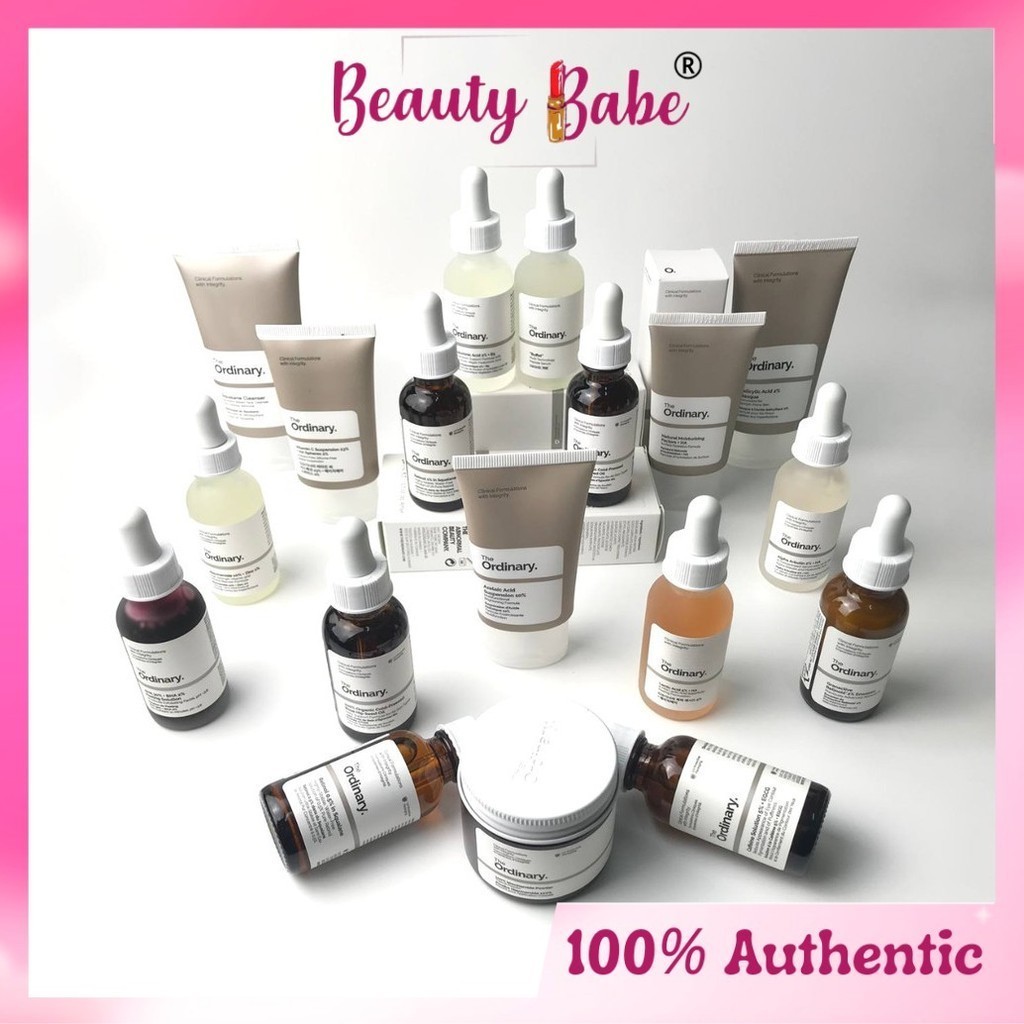 The Ordinary Best Product Collection - Niacinamide/Caffeine/Hyaluronic Acid/Buffet/Alpha Arbutin/N.M.F