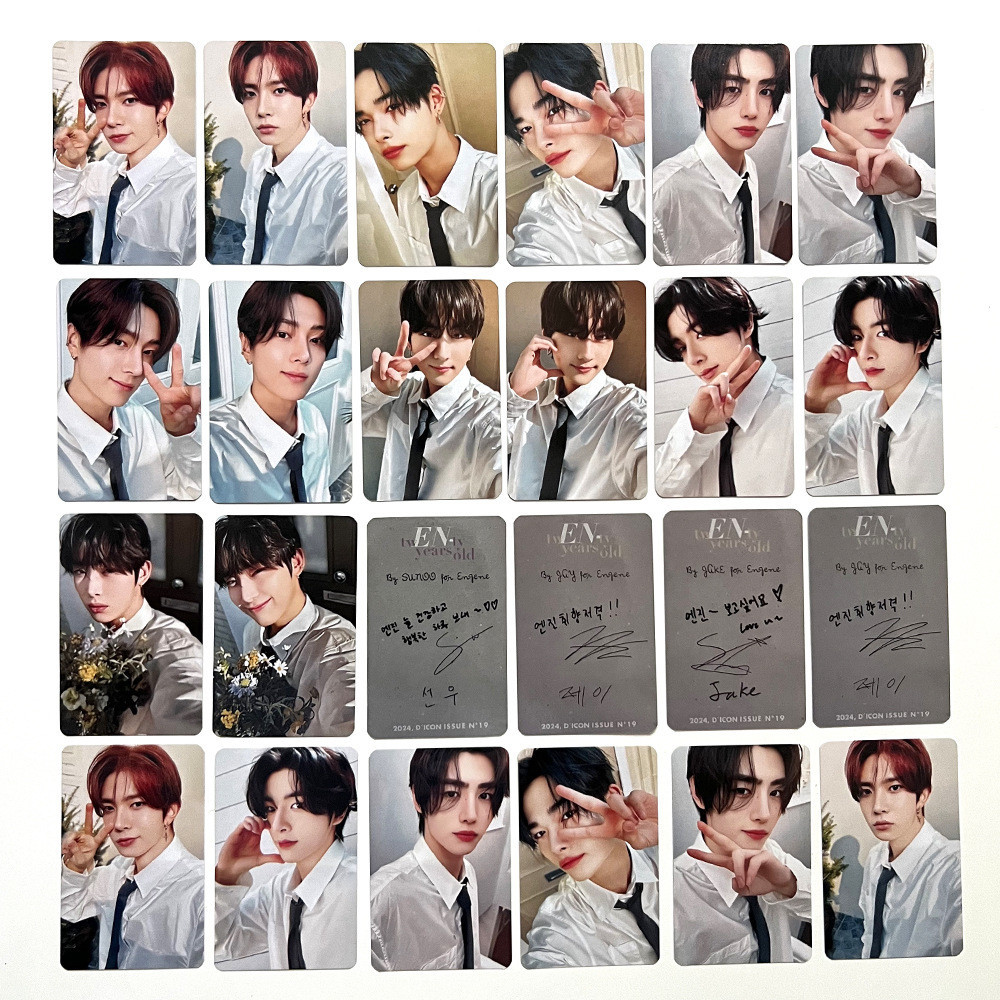 1-10pcs EN ROMANCE UNTOLD Album Lomo Card Dicon Photocards MEMORABILIA DIMENSION：ANSWER MUSIC FOREST HEESEUNG JAKE JAY JUNGWON NI-KI SUNGHOON SUNOO SOLO Postcards