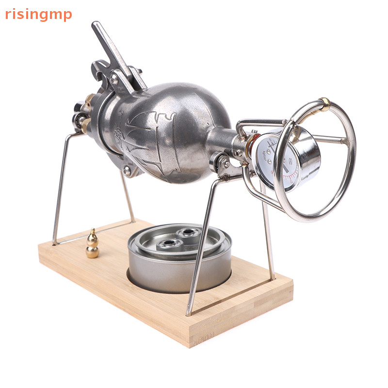 [risingmp] 304 Stainless Steel Automatic Mini Popcorn Machine Home Small Popcorn Pots Old Fashioned Hand Cranked Popcorn Maker  