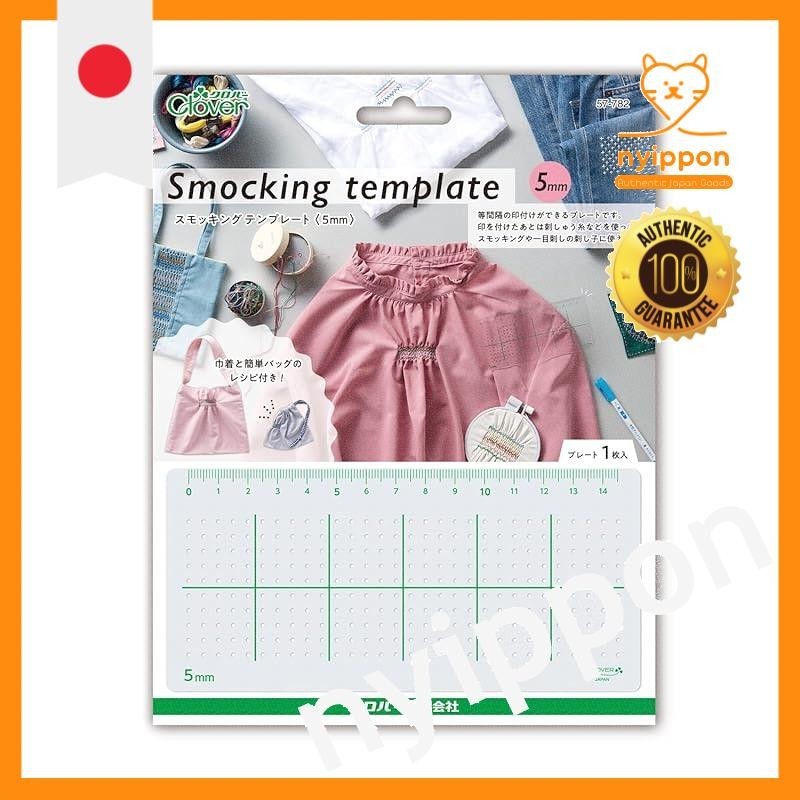 Clover Template "Smocking Template 5mm 57-782" by Clover
Clover Template "Smocking Template 7mm 57-783" by Clover