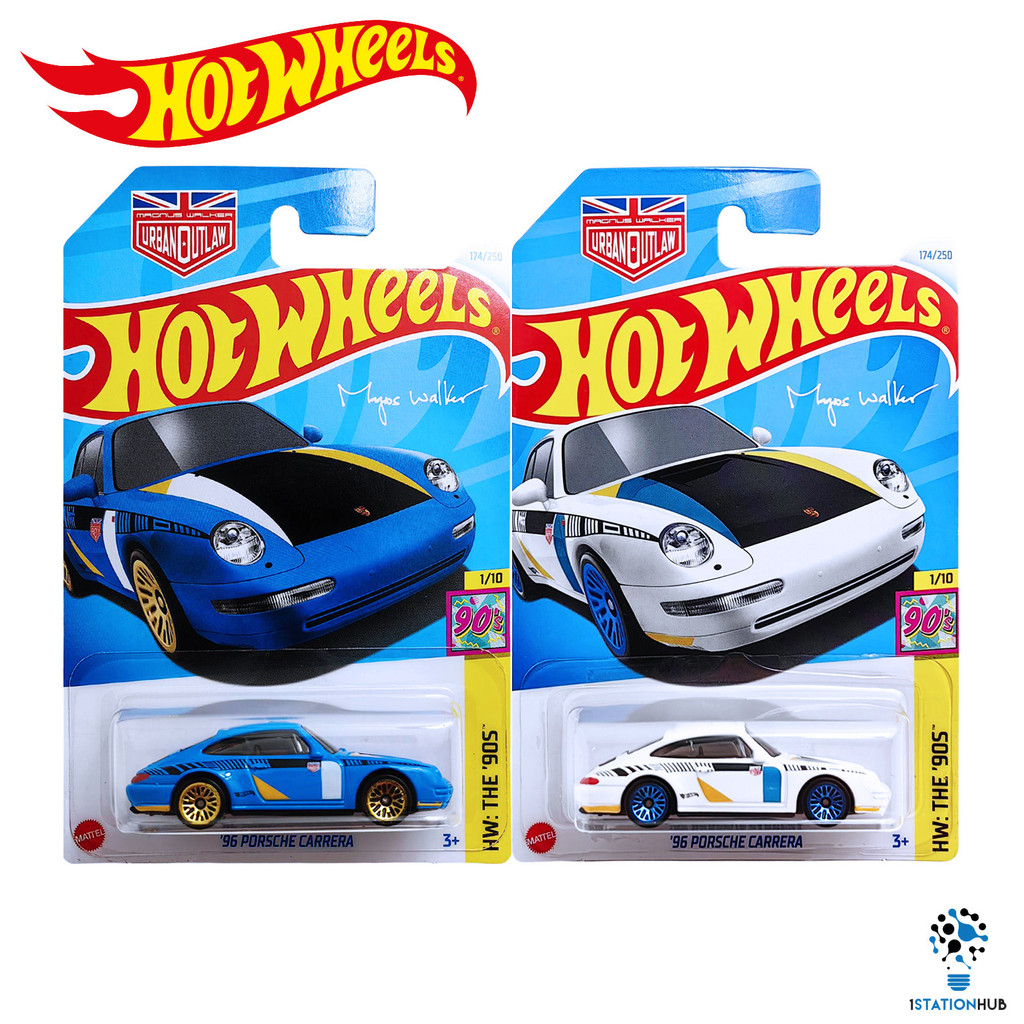 Hot Wheels HW THE '90S Urban Outlaw '96 Porsche Carrera | Hotwheels Car Collector Kids Toys Vehicle Transportation