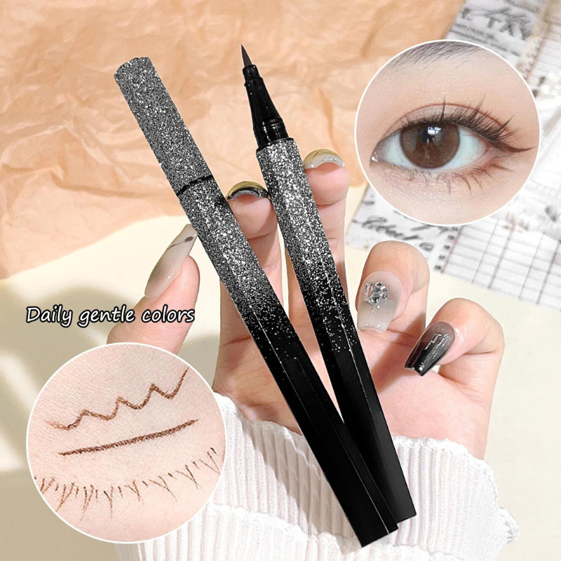 Star Eyeliner Influencer Starry Sky Beginner Eyeliner Color Lasting Waterproof Not Easy To Smudge Easy To Get Started