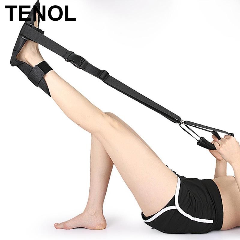 TENOL Foot and Calf Stretcher Leg Stretch Strap Lightweight Wear Resistant Fitness Equipment for Flexibility Men Women Legs Thighs