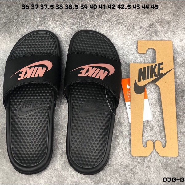 Nike Benassi Slides Black And Rose Gold Uk Nike Benassi JDI Slide