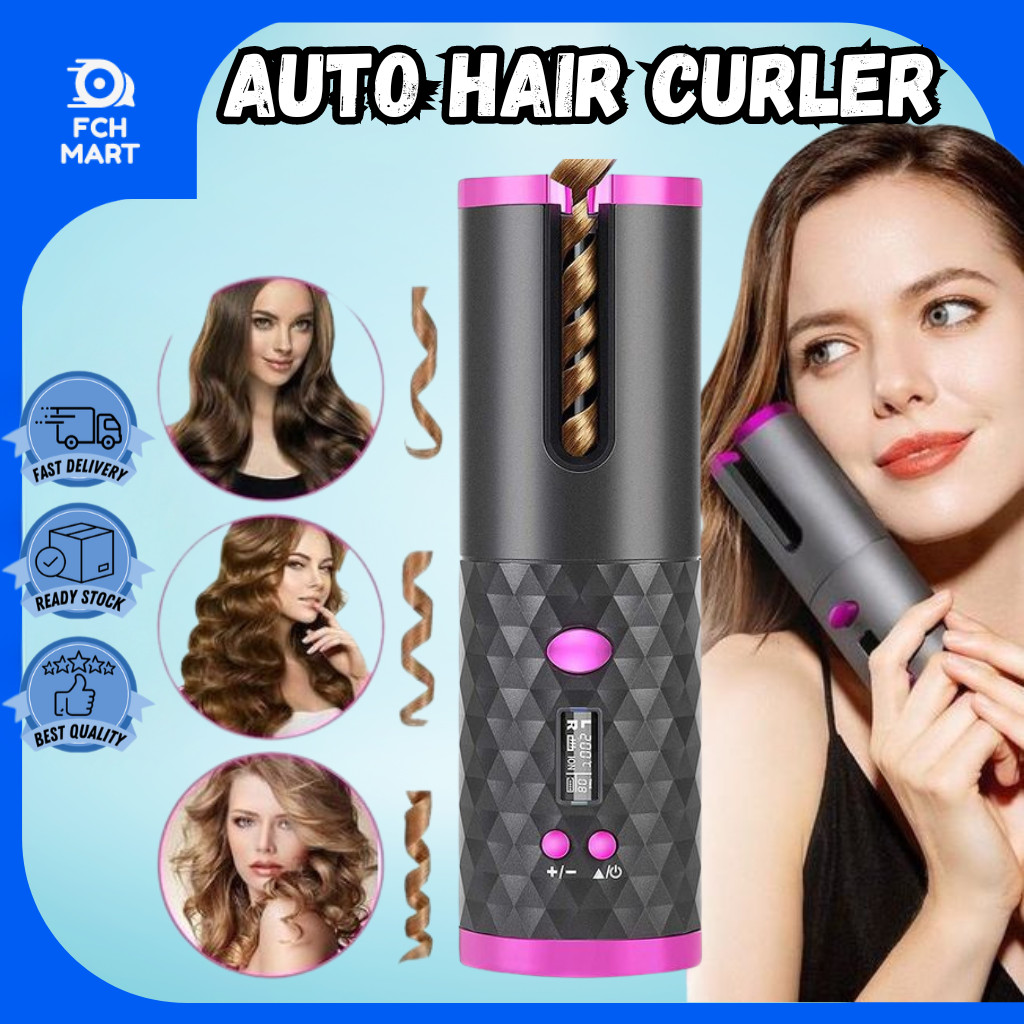 Auto Hair Curler roller  hair styling tools curls with Power Bank Wireless Hair Curler iron Curly hair iron 自动卷发器