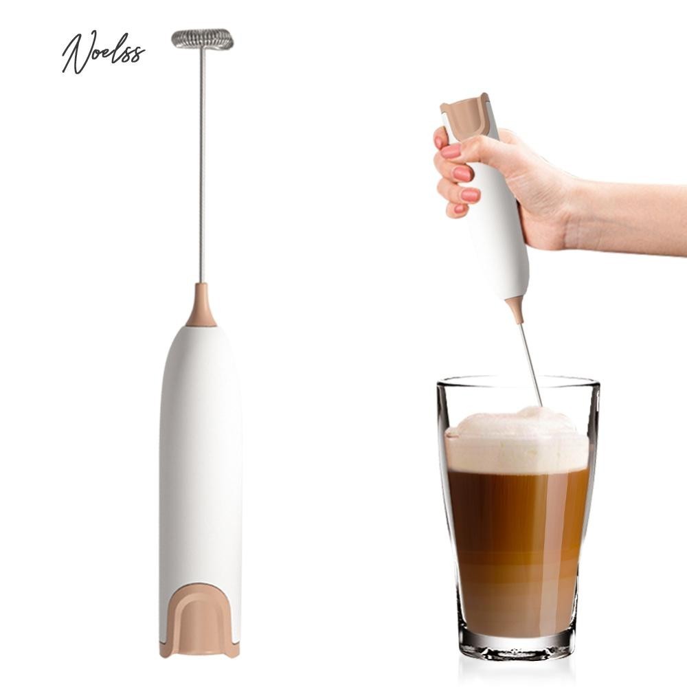 Electric Milk Frother Useful Handheld Matcha Whisk Frother Gift for Coffee Lover [noels.my]