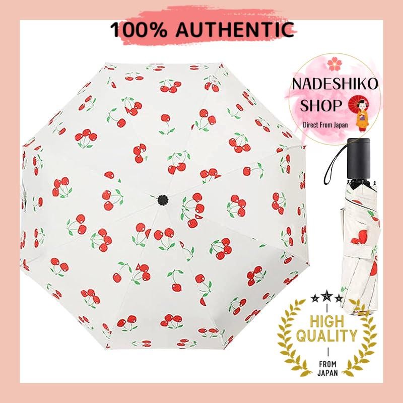 F.ZH Folding umbrella Sun umbrella for women Cute Lightweight Foldable umbrella UV cut Sun and rain dual use UV protection 8 ribs Windproof and water repellent Convenient to carry Typhoon resistant Measures for the rainy season Comes with a storage pouch