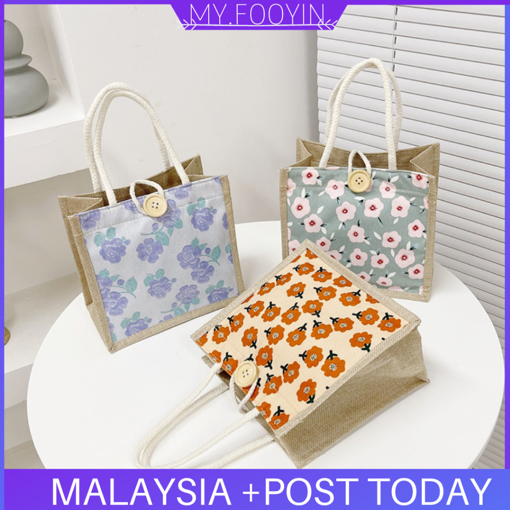 N180 READY STOCK MYFOOYIN Japan Canvas Design Tote Bag Handbag Shoulder Beg Sling Bags