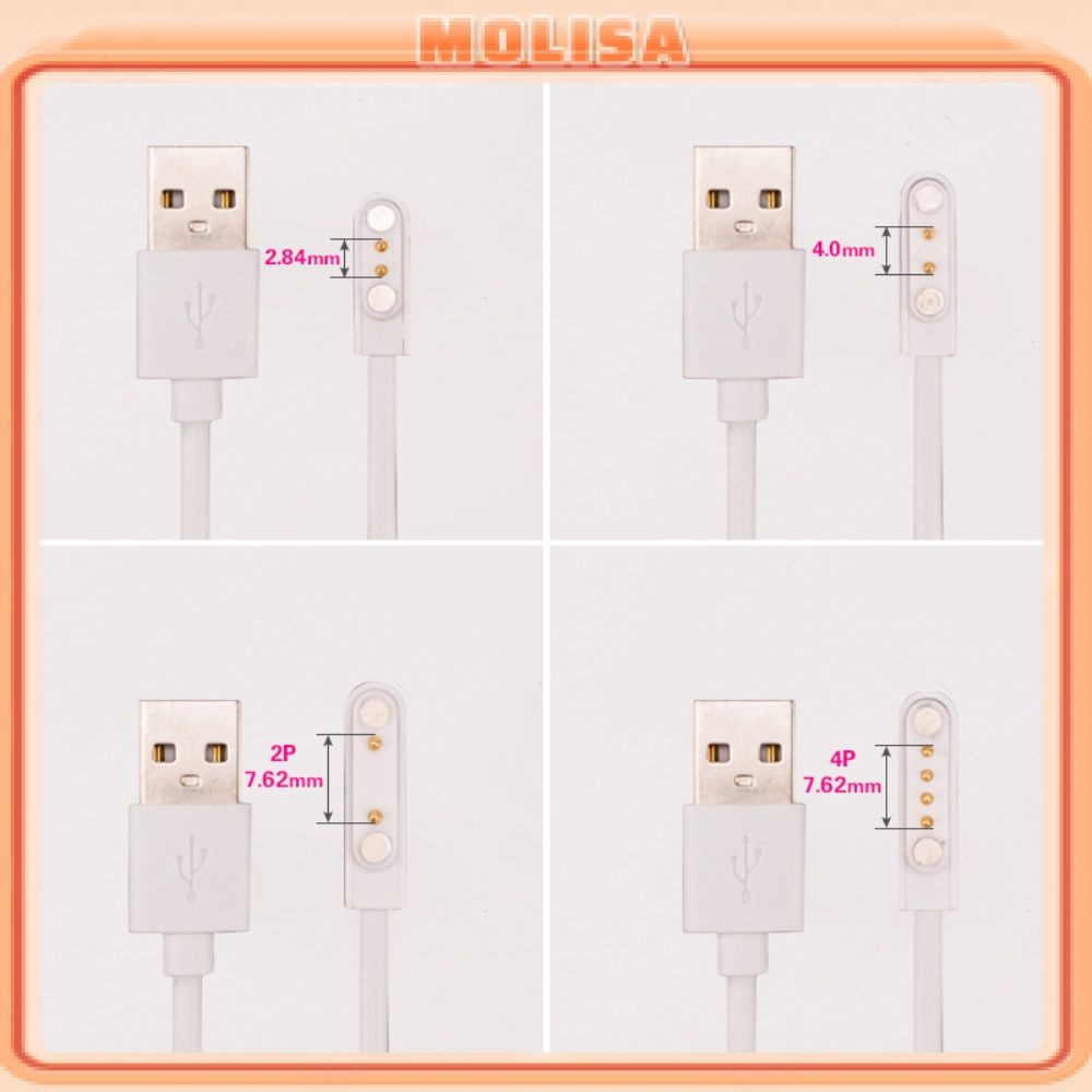 Universal Smart Watch Charger Magnetic Charging Cable Usb Charging Cable For Q12 Children's Watch 60cm -molisa