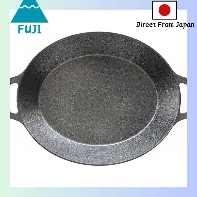 JHQ × braaa Iron Multi-Griddle Pot VBKZ001-BK Oval Shape