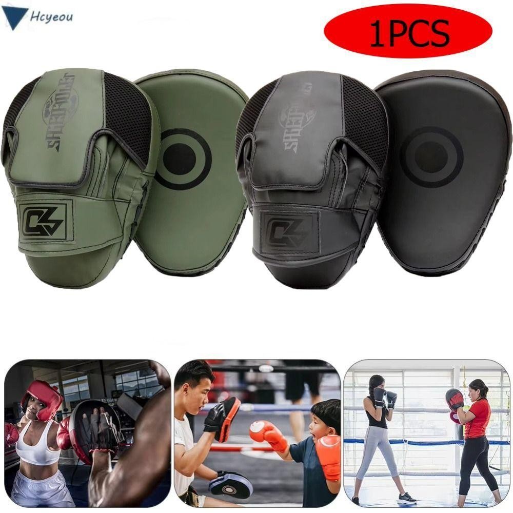 HCYEOU 1pcs Boxing Hand Target Pad, Durable Light Weight Boxing Target Glove, Accessories Shock Absorption Ergonomic Design Fighting Hand Target Kickboxing Training