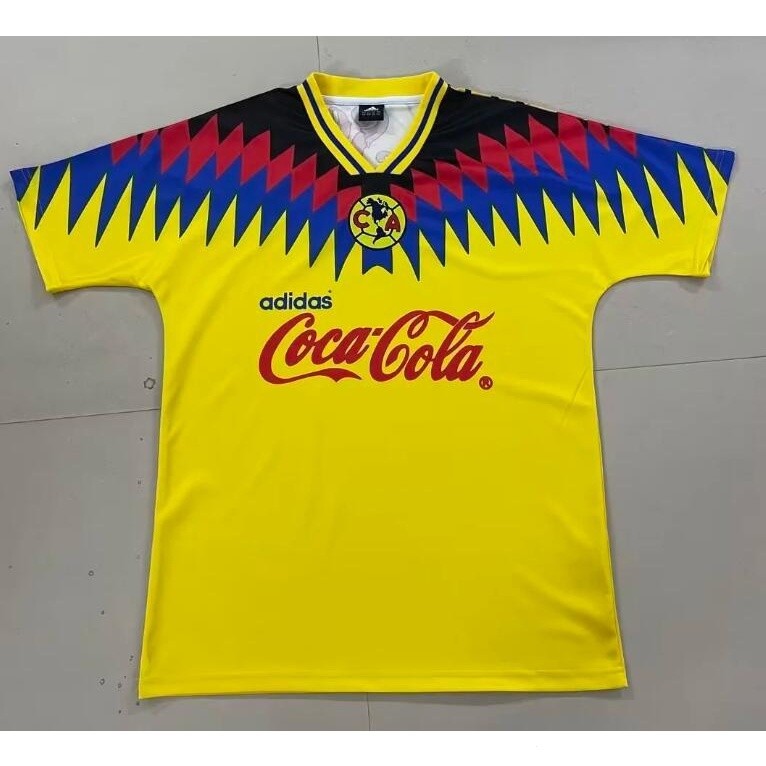 Men Club America treble Retro 1995 soccer jersey