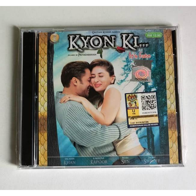 Kyon Ki Bollywood Hindi Movie Original VCD 2005 Film Salman Khan Jackie Shroff Kareena Kapoor (Malay Subtitle)