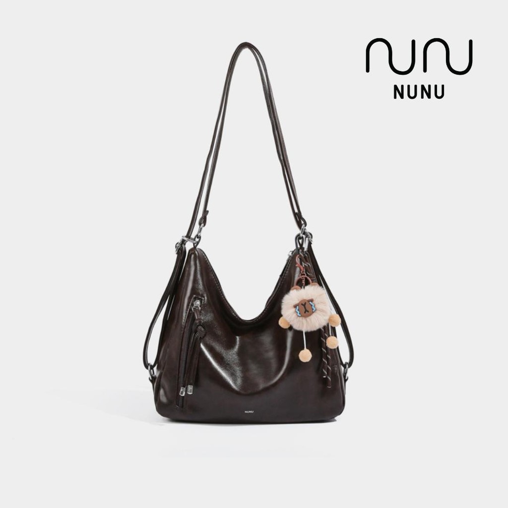 NUNU Josie Bag - Women Fashion Backpack Multiple Bag PU Leather Free Keychain Beg Tangan Wanita Selempang Kulit PU