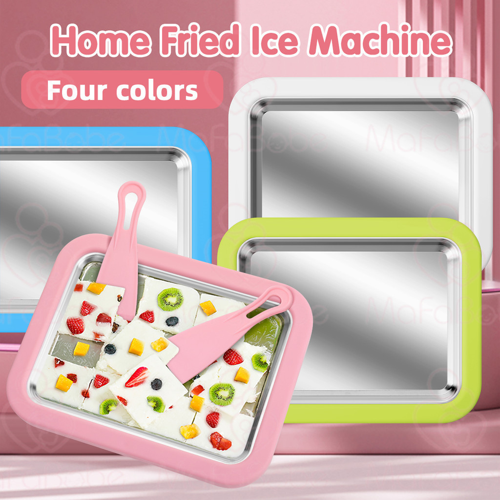 Fried Ice Machine Fried Ice Cream Maker Machine Ice Cream DIY Maker Fried Ice Tray Homemade Ice Cream Roll