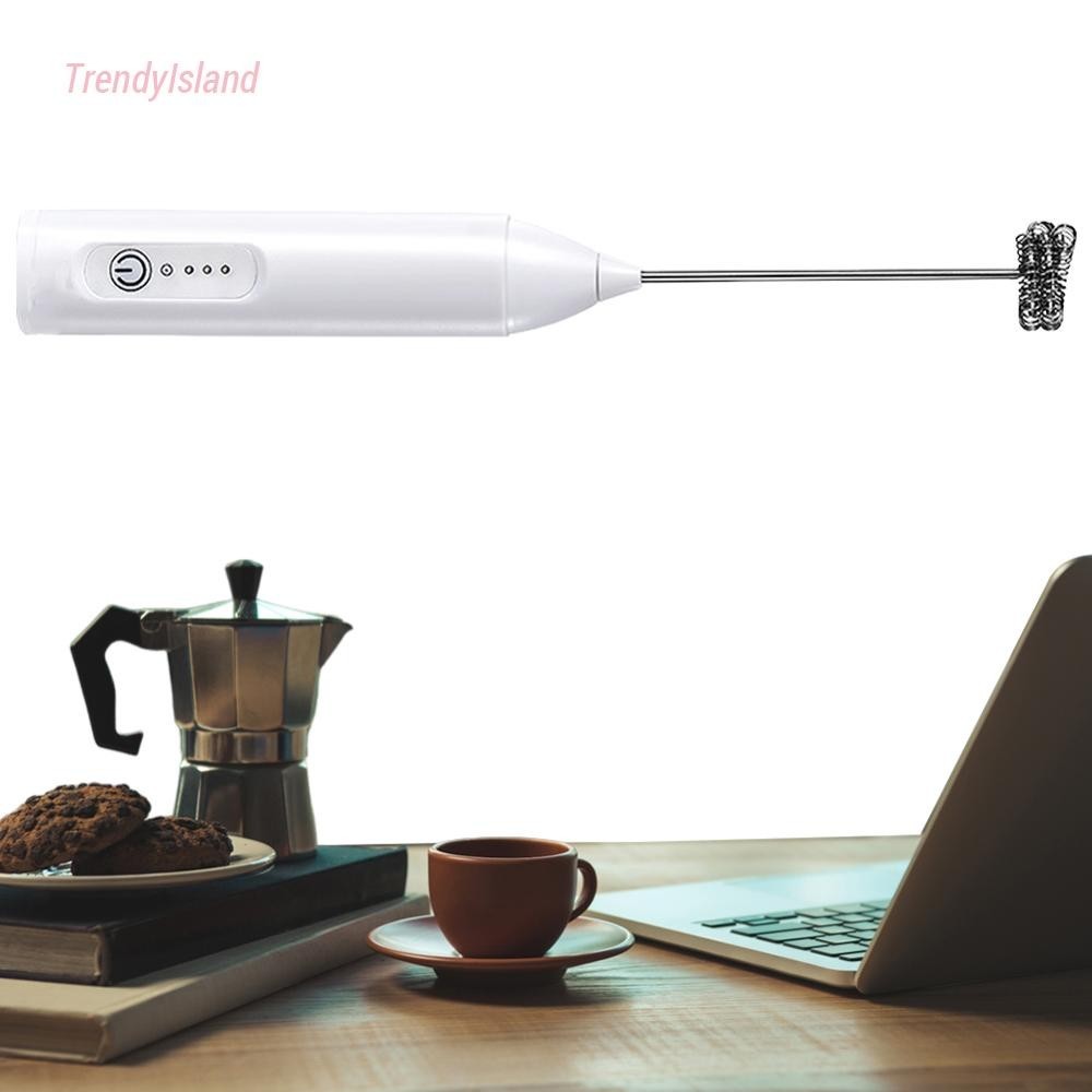 Electric Milk Frother Rechargeable Automatic Rotary Egg Beater Home Baking Tool [TrendyIsland.my]