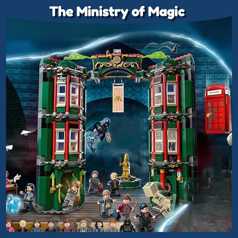 76403 Harry Potter serise building block toys The Ministry of Magic building blocks children's educational toys boys gifts