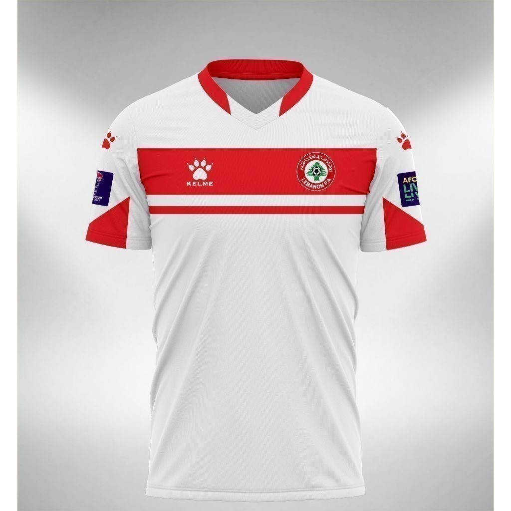 Jersey 2024 fashion Lebanon Away Asian Cup Asian Cup Sublimation Tshirt Jersy