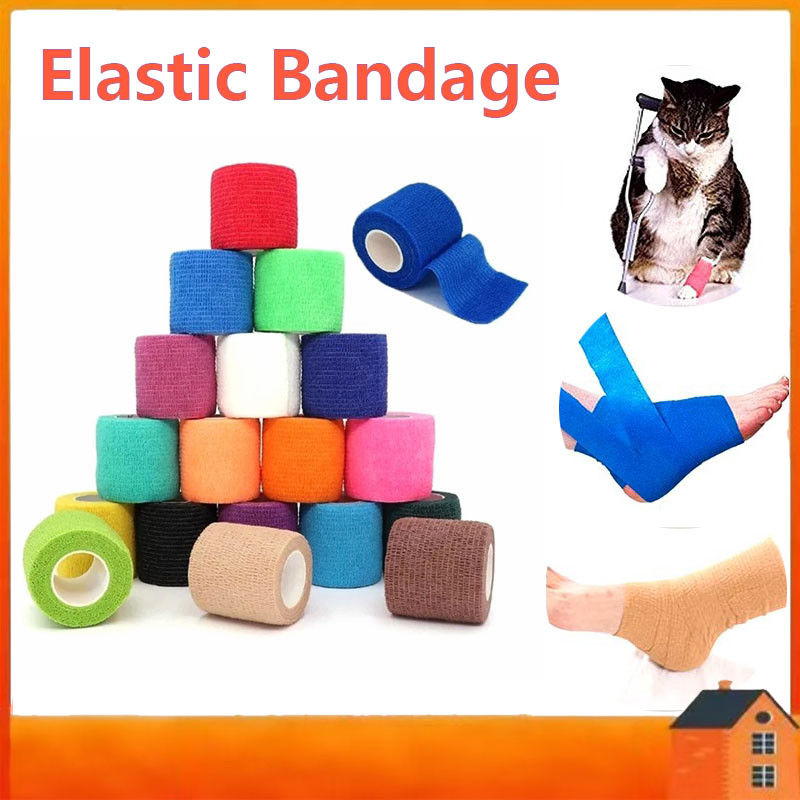 Finger Wrist Tape, Self-Adhesive Athletic Wrap for Muscle Protection, Fitness, Basketball 弹力绷带