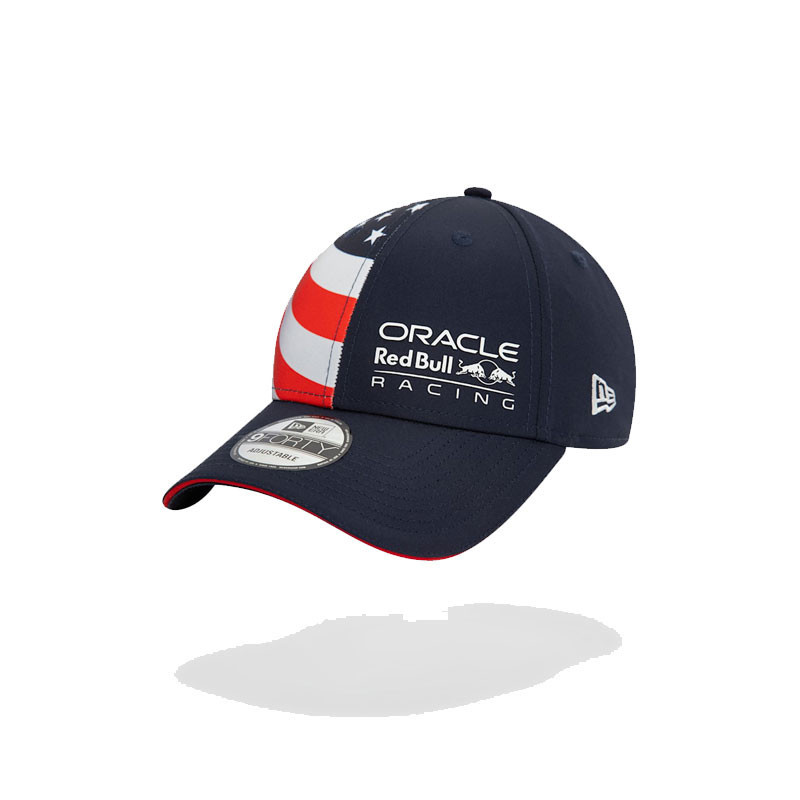 Oracle Red Bull Racing Hat USA Replica Team Flag Snapback Adjustable Baseball Cap for Men and Women