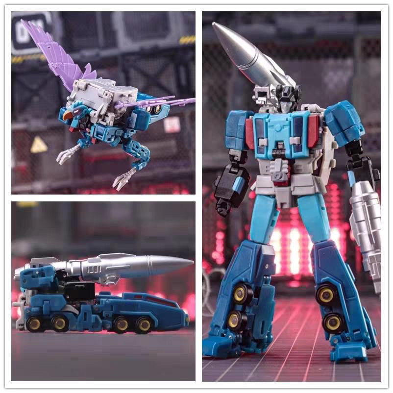 [New Product Hot Sale] DX9 Fast Gunner mini 01 Three-Change Warrior Vasili Missile Eagle Transformation Toy Robot Fine Coating