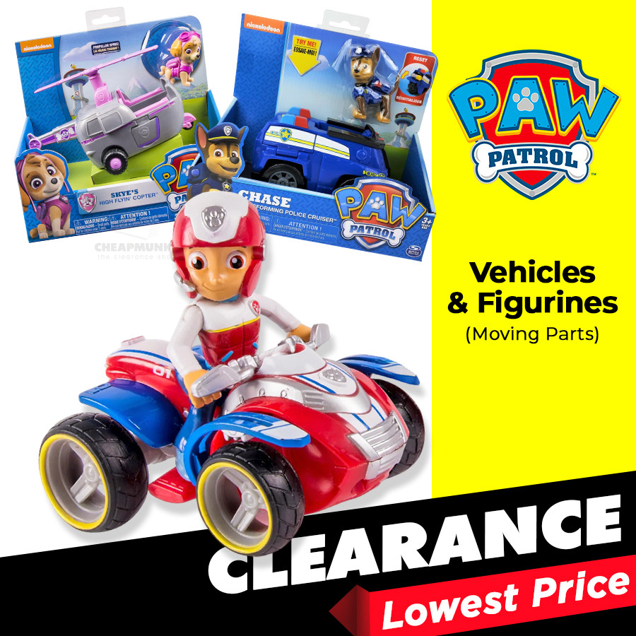Paw Patrol Toys Vehicles with Figurines Original Paw Patrol Vehicle Chase Police Truck Ryder ATV Marshall Fire Truck