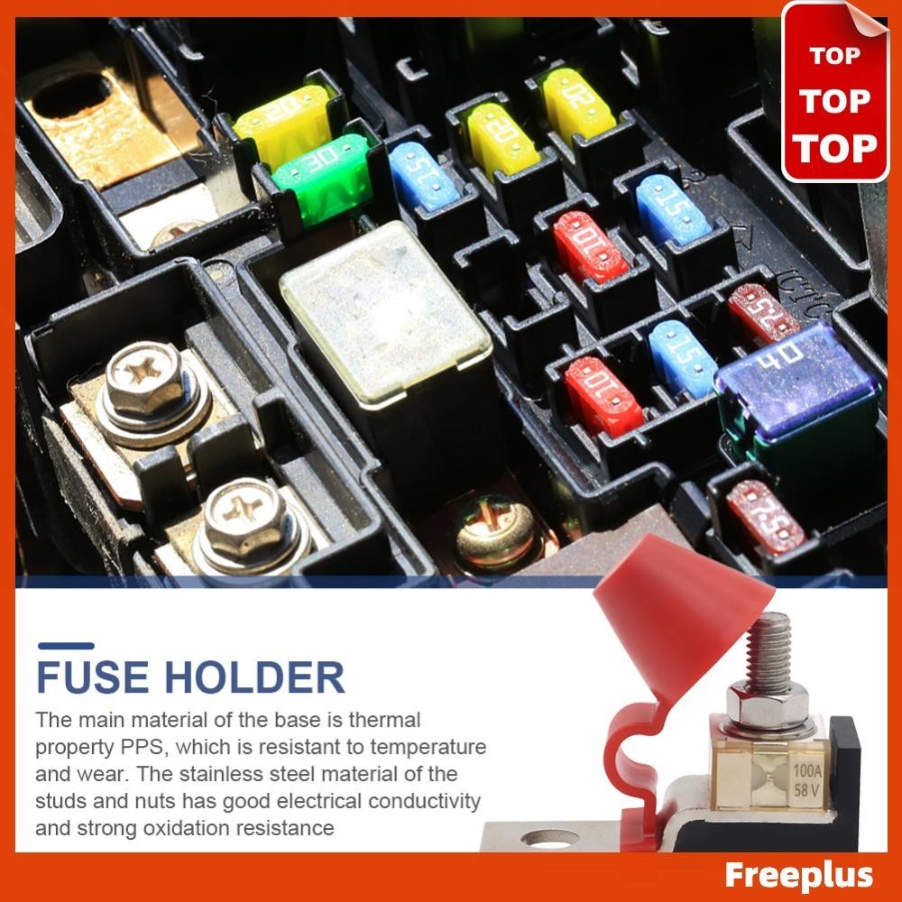 Fuse Block Kit 30A-300A Battery Terminal for RV Cruise Ship Crane (100A) [freeplus.my]