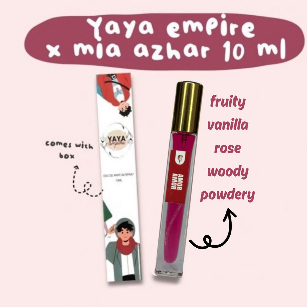 YAYA Perfume Viral 10ml MIA AZAHAR x ISSEY PERFUME 10ML Trial Set Ori Yaya Empire Perfume Paradise Fairytale Bacarat