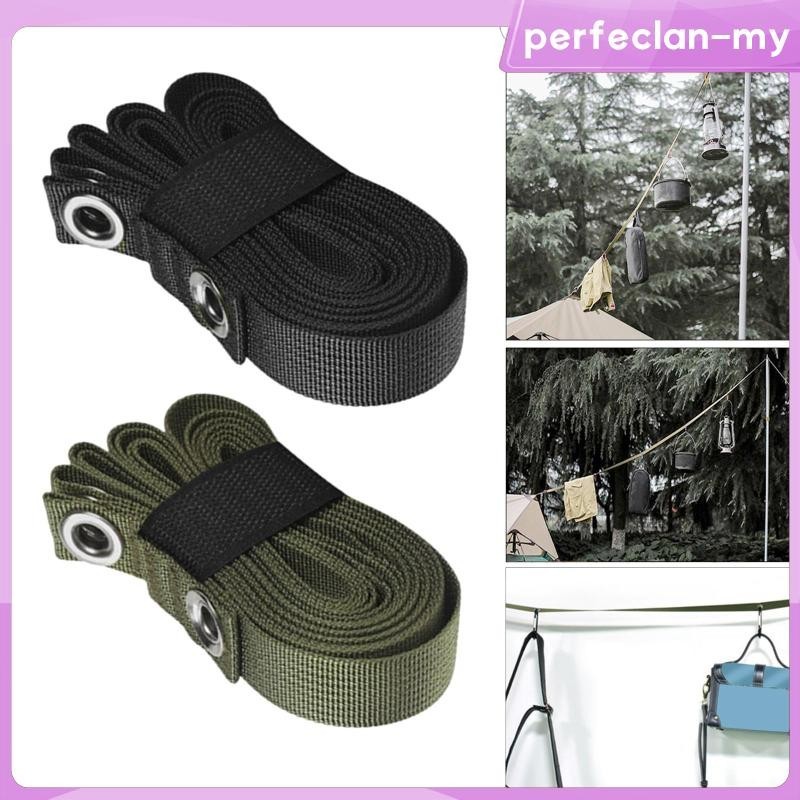 [PerfeclanMY] Outdoor Camping Lanyard Hanger Webbing Strap Campsite Storage Rope Hanging Your Camping Gear