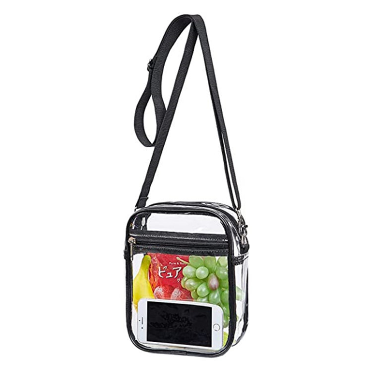 Mini Pain Bag Two-Dimensional Merchandise Display Bag Badge Doll Display Bag Transparent PVC Shoulder Messenger Bag Travel Shopping Bag Stadium Beach Bag Storage Bag Wallet Bag