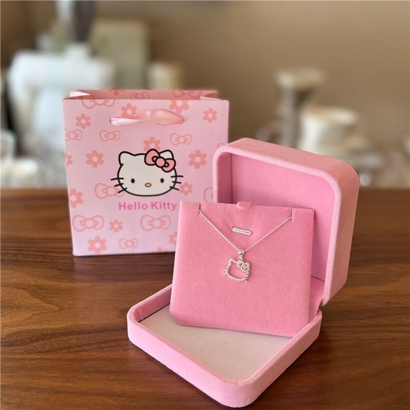Birthday Kitty Necklace Female Sweet Cute Pendant Clavicle Chain Send Girlfriends Heart