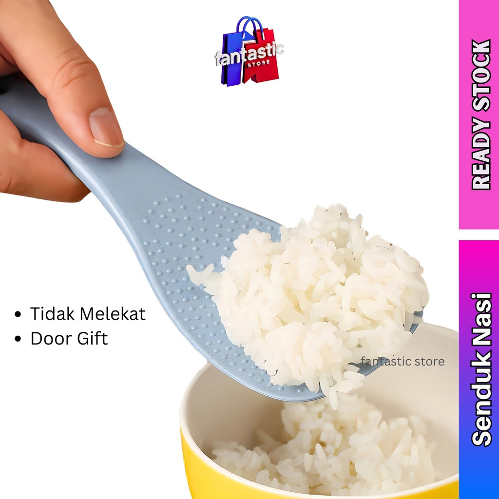Senduk nasi tidak melekat eco-friendly Door Gift Kitchen Rice Scoop Spoon Non Stick