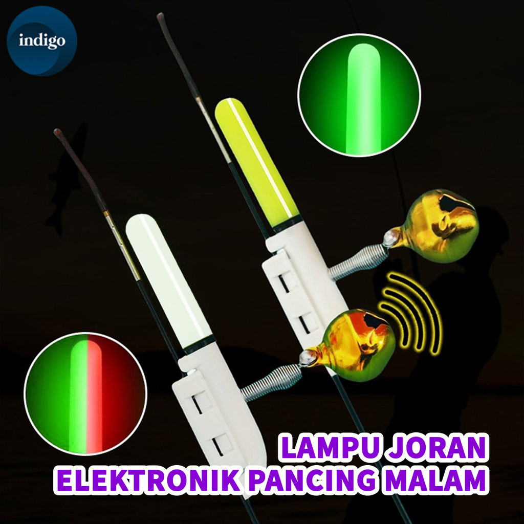 Free Battery Lampu Joran Loceng Night Fishing Rod Light Stick Luminous Ocean Sun Fishing Gear 夜钓鱼竿灯