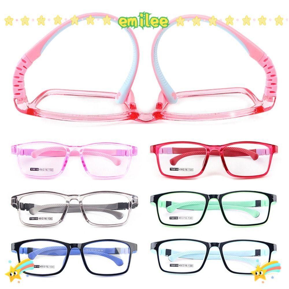 EMIL Kids Glasses Portable Online Classes Eye Protection Ultra Light Frame