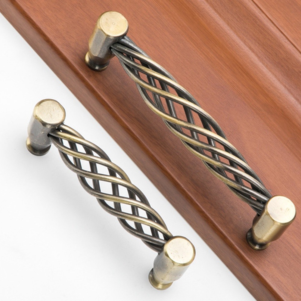 Build Heavy MALCOLM1 Vintage Door Knob Birdcage Cabinet Pullers Drawer Knobs Home Hardware Cupboard Hollow Out Antiqu... - Image 5