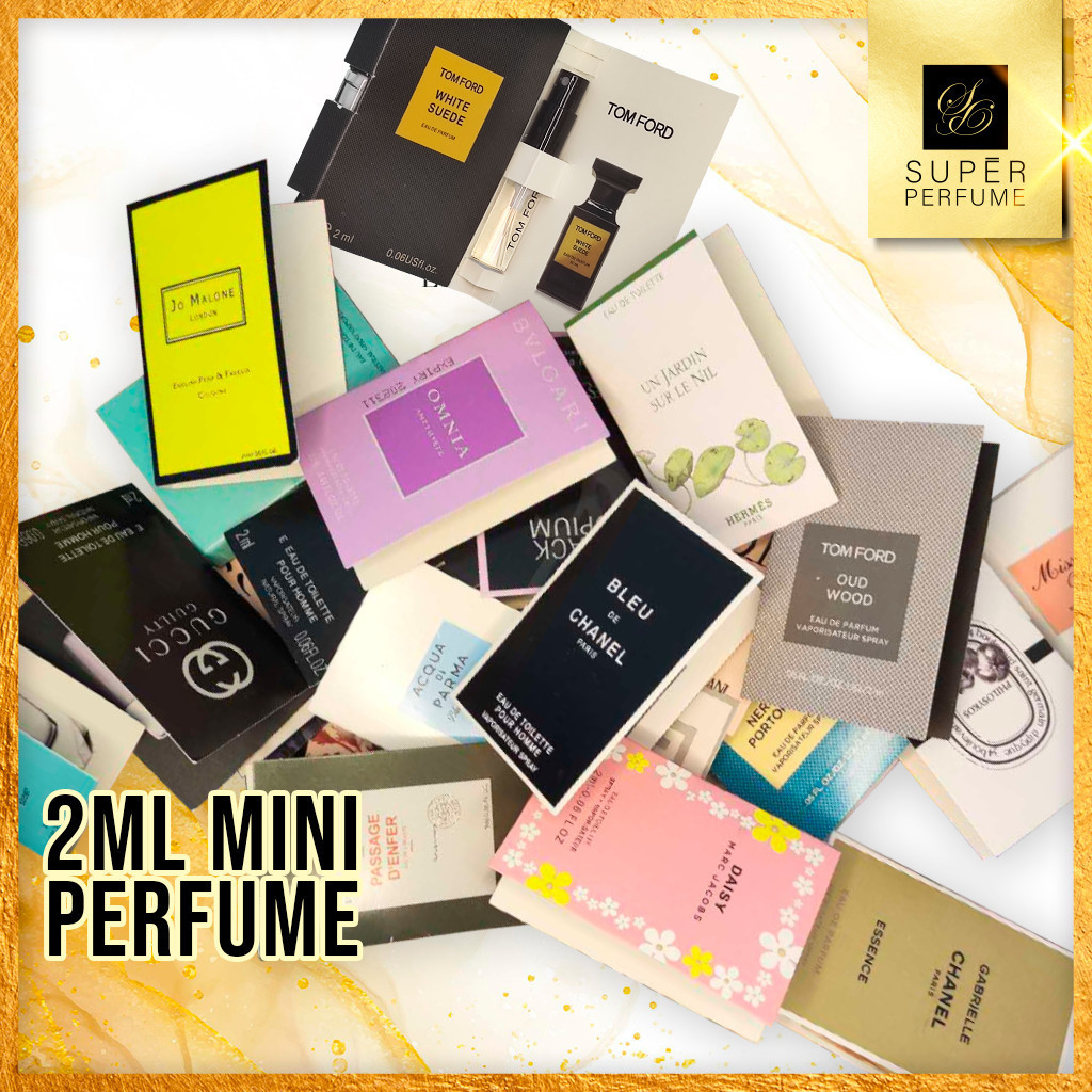 Mini Perfume Premium 2ml Tester Perfume Pocket Perfume For Him Perfume For Her Women Minyak Wangi