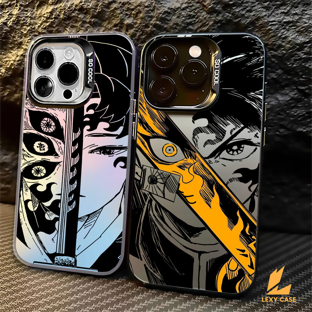 Case Demon Slayer SM472 IMD Iphone 11 12 14 15 11PRO 13PRO X XR 14PROMAX Premium Matte Hard Casing