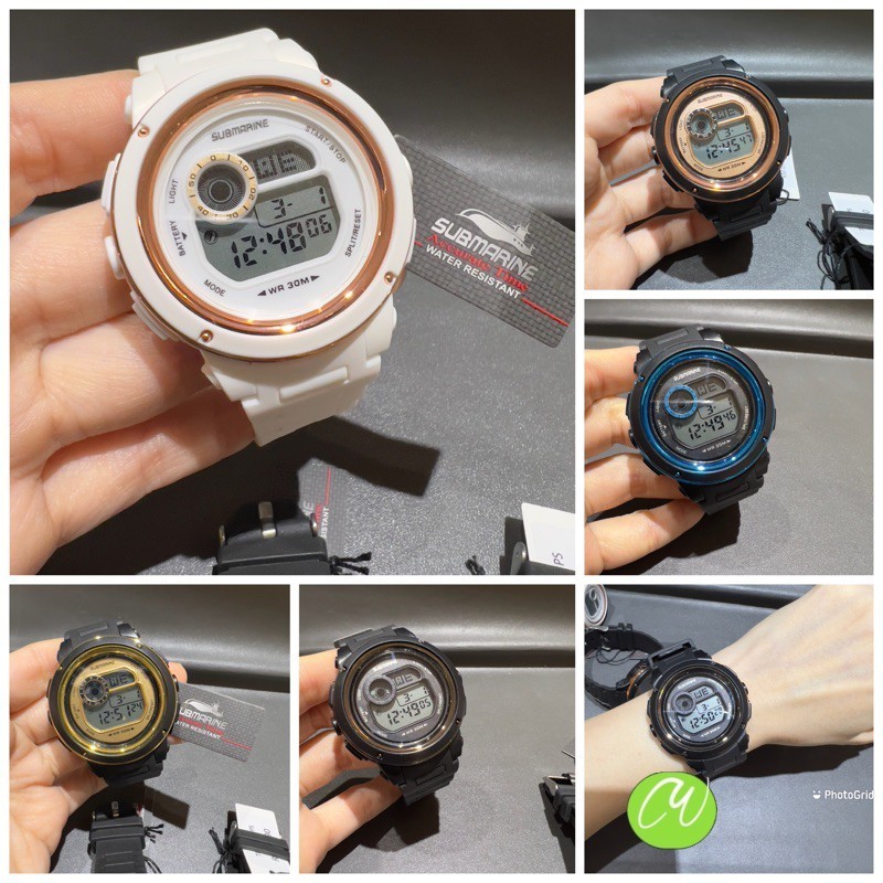 [US SUBMARINE] TP 1324 L PS DIGITAL SPORTY UNISEX WATCH[ OFFICIAL 1 YEAR WARRANTY]