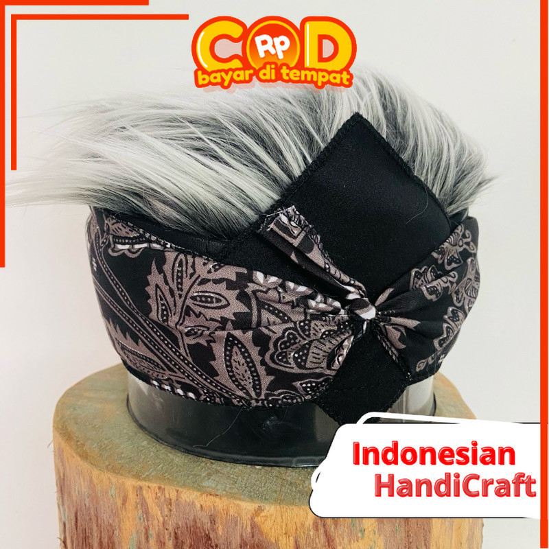 Fake Hair Hat Peci Sunda Indonesian HandiCrafts