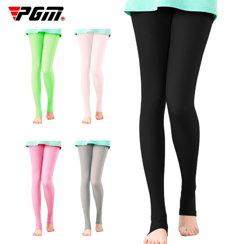 PGM Summer Elastic Legging Stocking Sunscreen Panty-Hose Golf Outdoor Pants UV-Proof Light Thin Smooth Long Leg Sock KUZ014